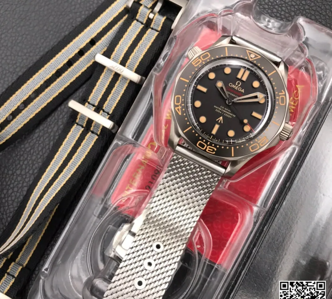 Omega Seamaster 210.90.42.20.01.001 James Bond 007 VS Factory 1:1 Best Edition Replica Watch Black Dial